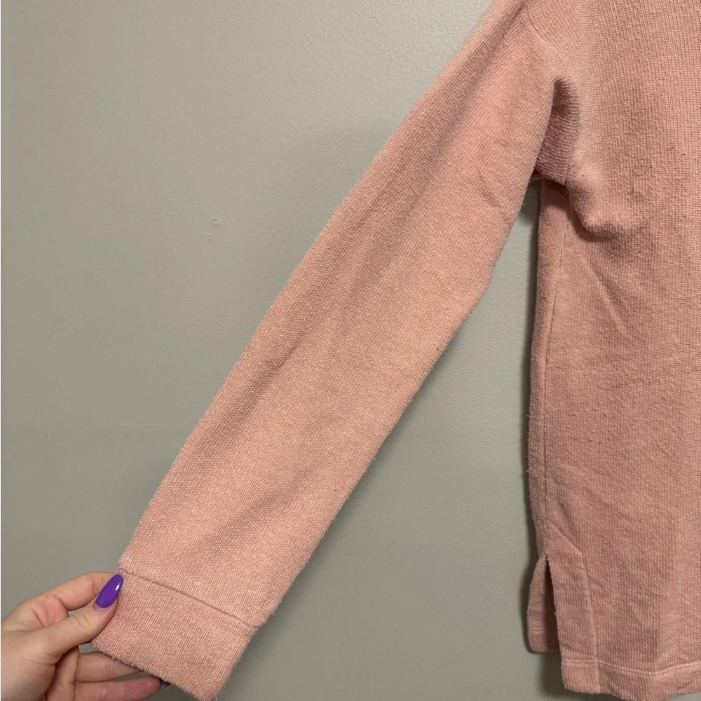 J. Crew Dusty Pink Cowl Neck Long Sleeve Sweater